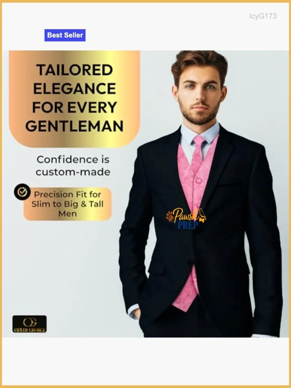 Men's 4-Piece Paisley Formal Vest Set with Tie Bowtie Handkerchief
